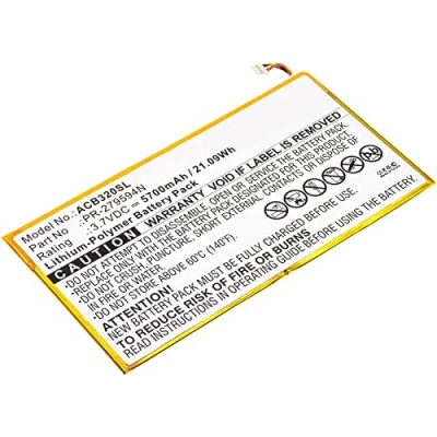 Abbildung von subtel® Ersatz Akku PR 279594N für Acer Iconia Tab 10 (A3 A40) (B3 A30) A20) 5 Pin 5700mAh Ersatzakku Tablet PC Batterie Tabletakku, Battery