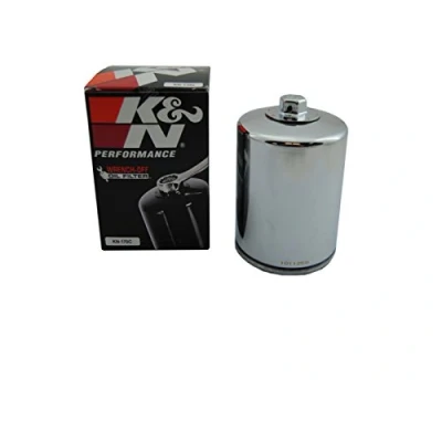 Abbildung von K&amp;N Ölfilter verchromt KN 170C für Harley Davidson
