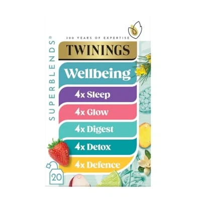 Abbildung von Twinings Superblends Wellbeing Collection, 20 Stück