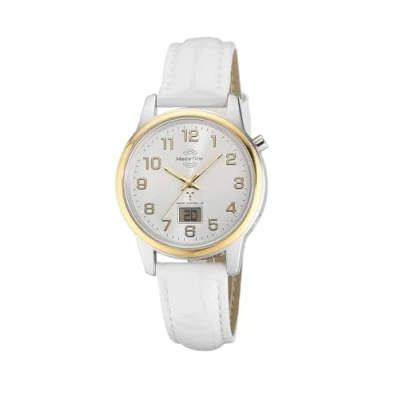 Abbildung von MASTER TIME Funkuhr Basic, MTLA 10799 42L, Armbanduhr, Damenuhr, Datum, Leuchtzeiger