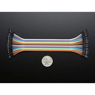 Abbildung von Adafruit Premium Female/Female Jumper Wires 20 x 6&quot; (150mm) [ADA1950]