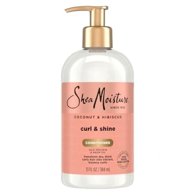 Abbildung von Sheamoisture SHEA Moisture Coconut Hibiscus CURL Shine Conditioner 13OZ 3 Conditioner, Größe: 384 ml,