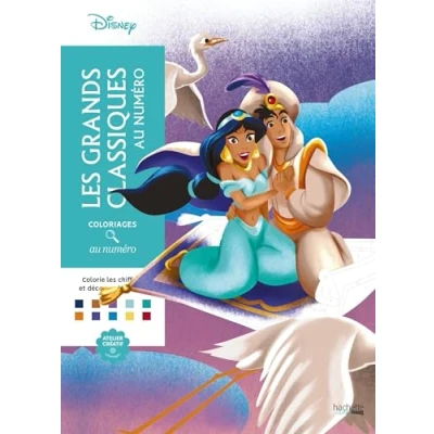 Abbildung von Coloriages au numéro Disney Les Grands classiques: Coloriage