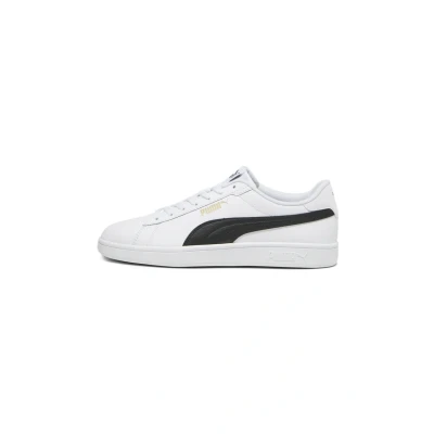 Abbildung von Puma Smash 3.0 Unisex Sneaker low White black gold, Größe: 40, gold Leder und lederimitat