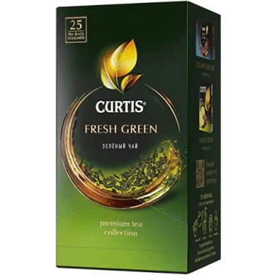 Abbildung von CURTIS FRESH Green 100% NATÜRLICHE Chinesischer Reiner Grüner Tee Enthält Koffein Keine künstlichen Aromen oder Zusatzstoffe Pure Tea, China 25 Teebeutel tea bags