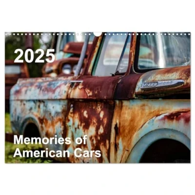 Abbildung von Memories of American Cars (Wandkalender 2025 DIN A3 quer), CALVENDO Monatskalender
