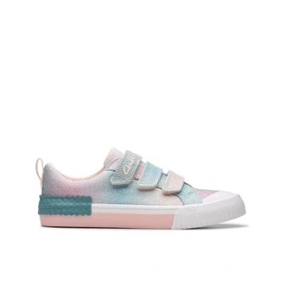 Abbildung von Clarks Foxingbrill Unisex Sneaker low für Kinder, Größe: 24, Pastel Schuhe