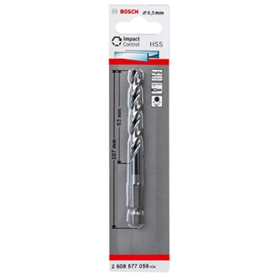 Abbildung von Bosch Accessories 2608577059 Metall Spiralbohrer 6.50 mm Gesamtlänge 107 1 St.