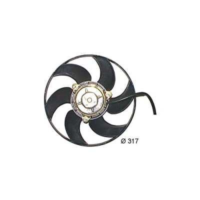 Abbildung von MAHLE ORIGINAL CFF 309 000P Lüfter 317mm 12V 120W elektrisch ohne Kühlerlüfterrahmen (Zarge)