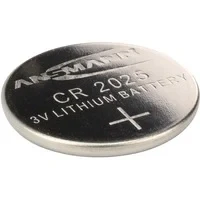 Abbildung von ANSMANN CR2025 Batterie Lithium Knopfzelle 3V / Qualitativ hochwertige Knopfbatterien/Ideal für Autoschlüssel, TAN Gerät, Taschenrechner, Kinderspielzeug, Fernbedienung, Uhren, etc.
