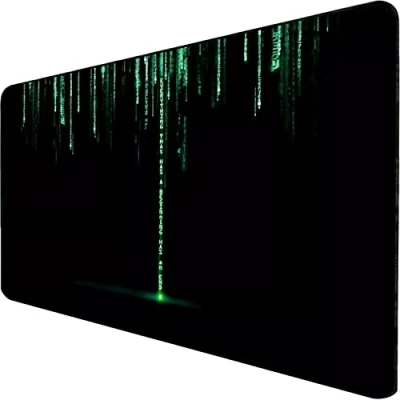 Abbildung von Retoo Gaming Mauspad XXL 900x400mm Anti Rutsch Tischunterlage Matri Mäusepad (Mauspad Verbessert Präzision und Geschwindigkeit XXL, Groß 90x40cm), Schreibtischunterlage mit Motiv Large Size Rutschfest