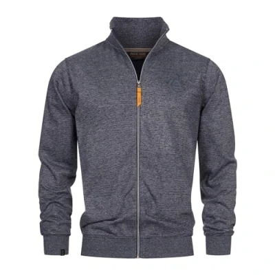Abbildung von Indicode Herren INYanic Sweatjacke mit Stehkragen Cardigan Herrenjacke Sweater Männer Navy L