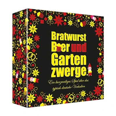Abbildung von KYLSKAPSPOESI Bratwurst Bier Gartenzwerge Gesellschaftsspiel Partyspiel