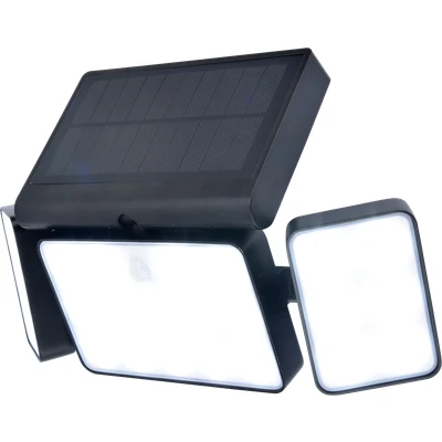 Abbildung von LUTEC LED Solarleuchte &quot;Solar Aussenwandl. TUDA&quot;, 3 flammig, Leuchtmittel Board fest integriert