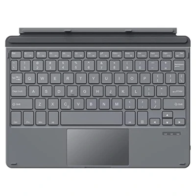 Abbildung von MoKo Bluetooth Tastatur Kompatibel mit Microsoft Surface Go 4 2023 / 3 2021 2 2020 2018, Drahtlos Tablet Computer Micro USB Ladekabel integriertem Akku Schwarz