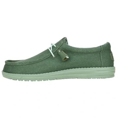 Abbildung von Heydude Wally Stretch Sportlicher Schnürer, Herren, Größe: 43, Duck green iceberg Schuhe