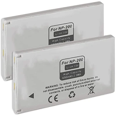 Abbildung von 2X Akku NP 200 kompatibel mit Minolta Dimage X, Xi, Xg, Xt, Xt Biz, Z