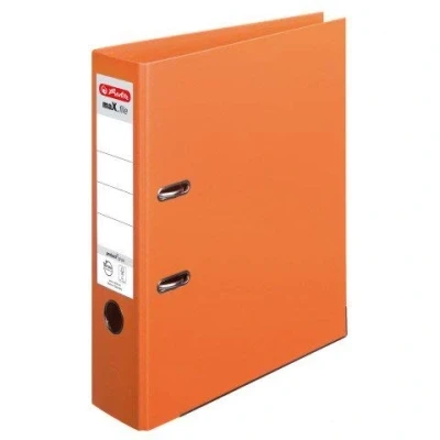 Abbildung von Herlitz 10834471 Ordner maX.file protect+ (A4, 8 cm) orange