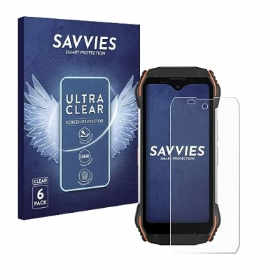 Abbildung von Savvies 6 Stück Schutzfolie für Blackview N6000 Displayschutz Folie Ultra Transparent