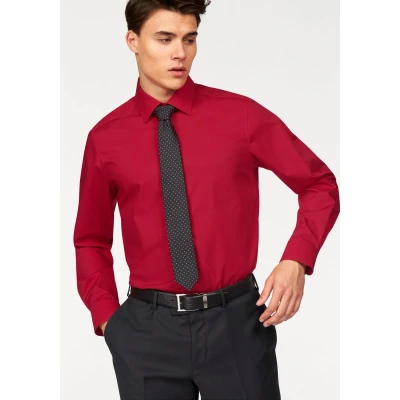 Abbildung von Olymp Level Five 5 BODY FIT Businesshemd, Herren, Größe: 38, Rot