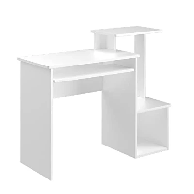 Abbildung von Vicco Schreibtisch Karl, Weiß, 106 x 40 cm