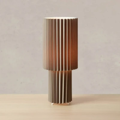 Abbildung von Catis Tischlampe Grau 45 cm