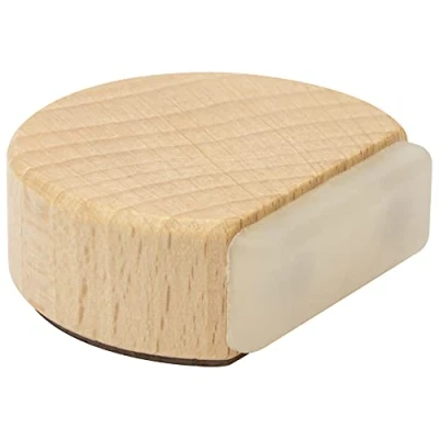 Abbildung von WAGNER design yourself Bodentürstopper WOOD diverse Größen und Formen, Stopper aus Massivholz, zum Kleben