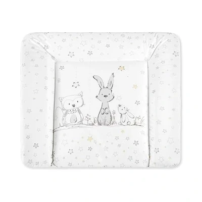 Abbildung von Julius Zöllner® Wickelauflage Softy 65x75 cm weiche Wickelunterlage Baby Wickeltischauflage Folie, wasserdicht &amp; abwischbar Made in Germany OEKO TEX Standard 100 Sternenfreunde