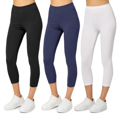 Abbildung von Merry Style Leggings Caprihose Damen 3/4 Hose MS10 199 (1 tlg) aus Baumwolle