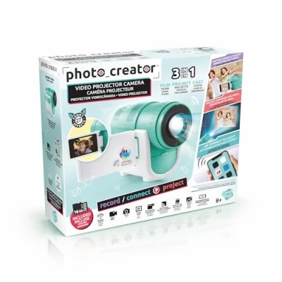 Abbildung von Canal Toys Video Creator Projektorkamera mit 16 GB Speicherkarte &amp; Cast Funktion Camcorder Projektor LCD Display für Kinder ab 8 Jahren kompakt leicht