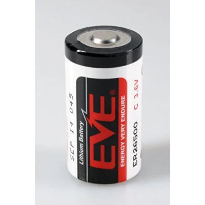 Abbildung von EVE Batterie ER26500 Lithium Baby 3,6 V Zelle ca. 8500 mAh Primärzelle