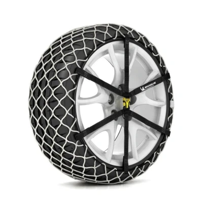 Abbildung von Michelin Easy Grip Limited 008327 Schneeketten mit Kettenspanner Montageanleitung, Aufbewahrungstasche Nylon