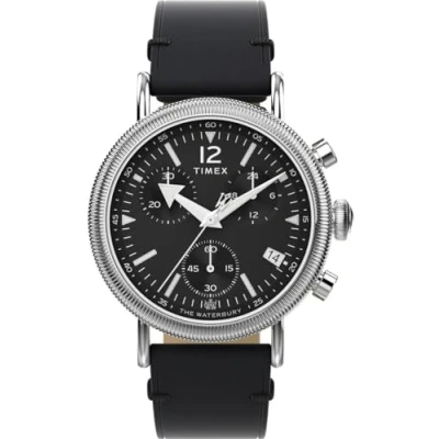 Abbildung von Timex UFC Street Herren Armbanduhr, 44 mm, schwarzes Silikonarmband, Zifferblatt, Gehäuse TW2V57300