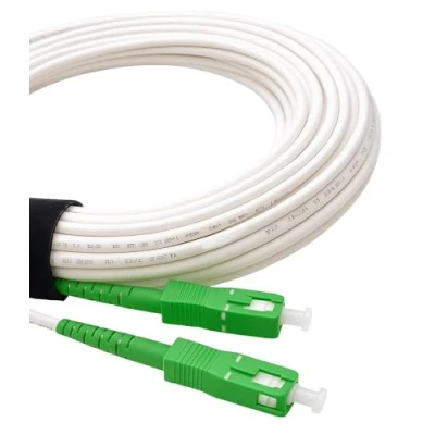 Abbildung von Elfcam 1m Glasfaserkabel SC/APC auf Simplex Singlemode 9/125μm LSZH (1M)
