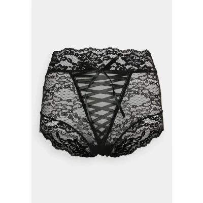 Abbildung von Lascana HIGH Waist Brief Slip, Damen, Größe: 40/42, Black