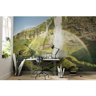 Abbildung von Komar Vliestapete &quot;Power of Iceland&quot;, 450x280 cm (Breite x Höhe), Wohnzimmer, Schlafzimmer