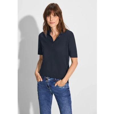Abbildung von Cecil Poloshirt aus softem Materialmix