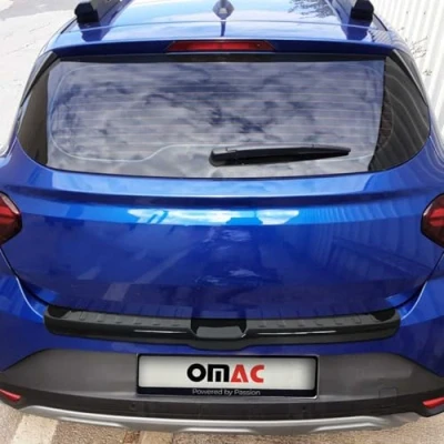 Abbildung von Ladekantenschutz Stoßstangenschutz Kompatibel mit Dacia Sandero 2021 2023 Glanz Schwarz ABS