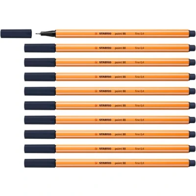 Abbildung von Fineliner STABILO point 88 10er Pack paynesgrau