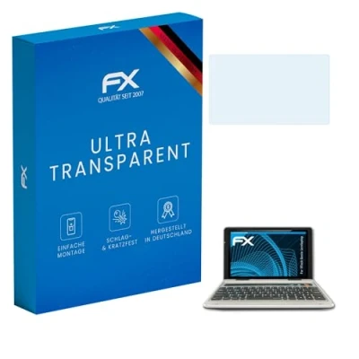 Abbildung von atFoliX Schutzfolie kompatibel mit VTech Genio Lernlaptop Folie, ultraklare FX Displayschutzfolie (2X)