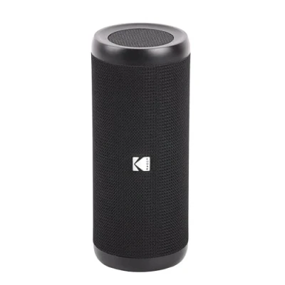 Abbildung von KODAK Tragbarer kabelloser Lautsprecher PWS 2252 außergewöhnlicher Sound, wasserdicht IPX5, Langer Akku Schwarz