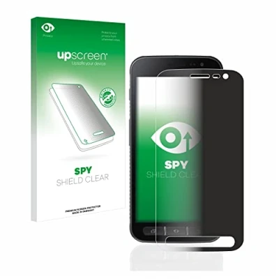 Abbildung von upscreen Anti Spy Blickschutzfolie für Samsung Galaxy Xcover 4 / 4s Privacy Screen Displayschutz Folie [Sichtschutz, Blaulichtfilter]