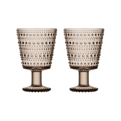 Abbildung von Iittala Gläser Kastehelmi Leinen 260 ml 2 Stück