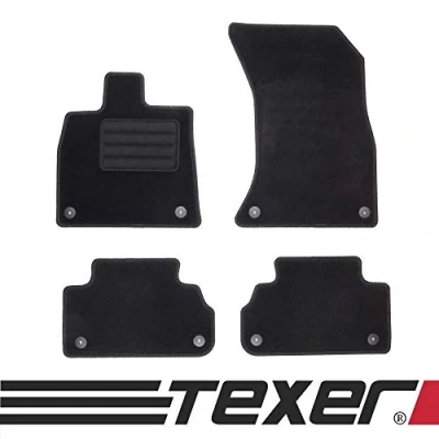 Abbildung von TEXER Textil Fußmatten Passend für Audi Q5 FY Bj. 2017 Basic