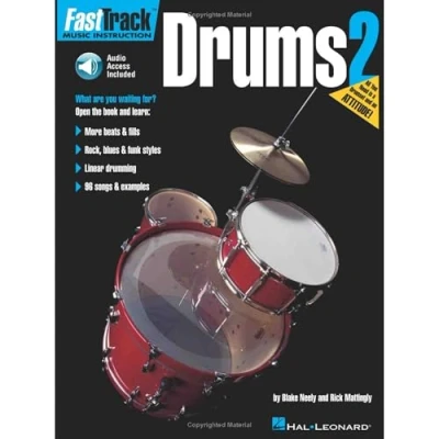 Abbildung von Fast Track Drums Book Two Book/Cd (Fasttrack Series)