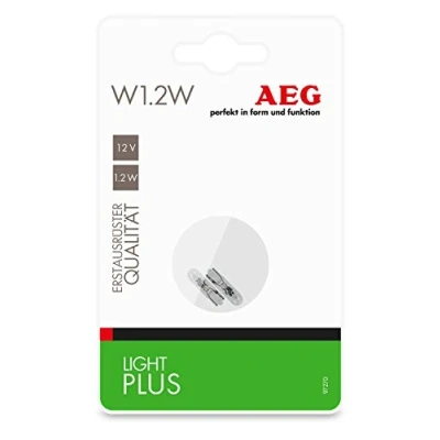 Abbildung von AEG Automotive 97270 Glühlampe Light Plus W1,2W, 2er Set