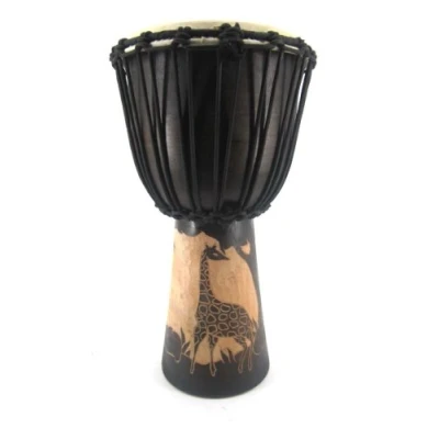 Abbildung von 50cm Profi Djembe Trommel Bongo Giraffe Holz Afrika Super Bass/Klang