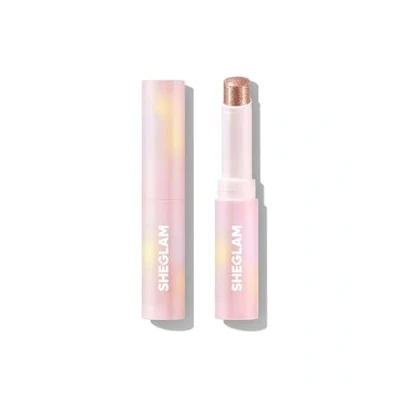 Abbildung von SHEGLAM Kristall Gel Glanz Stick Lidschatten Eyeliner Aufheller Bleistift Wachsmalstift mit Pinsel, leicht zu verblenden langanhaltender schimmernder Aura Blitz