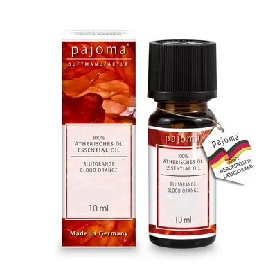 Abbildung von pajoma® Duftöl 10 ml, Blutorange 100% Naturrein Ätherisches Öl für Aromatherapie, Duftlampe, Aroma Diffuser, Massage, Naturkosmetik Premium Qualität