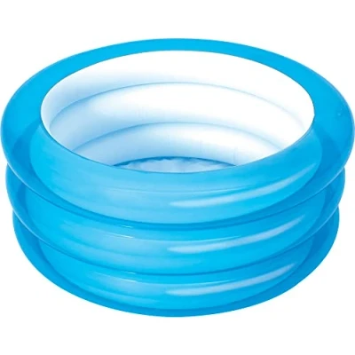 Abbildung von Bestway Planschbecken Kiddie Lounge 70 x 30 cm, (Inklusive selbstklebendem Reparaturflicken), 43 Liter, aufblasbarer Kinderpool, 1 Stück zufällige Farbe